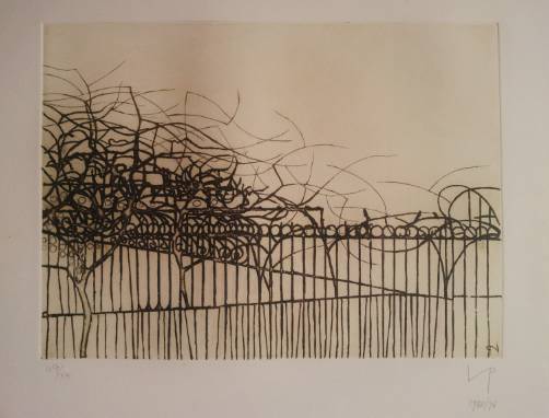 Victore Pasmore etching ` Metamorphosis No 2` with aquatint, No 49/55, 1976, English